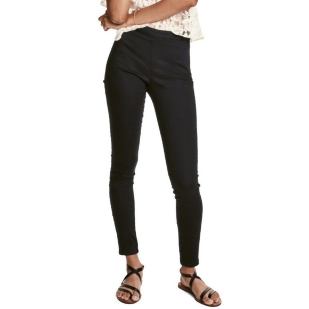H&M side zip ankle slim pant treggings